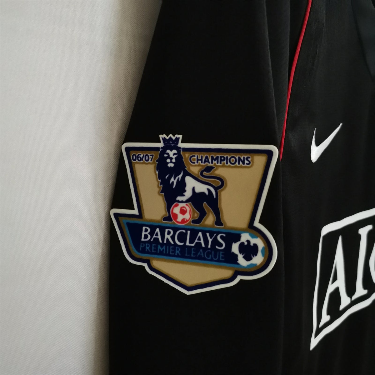 Man. United Auswärts-Langarmtrikot Premier League 2007/08