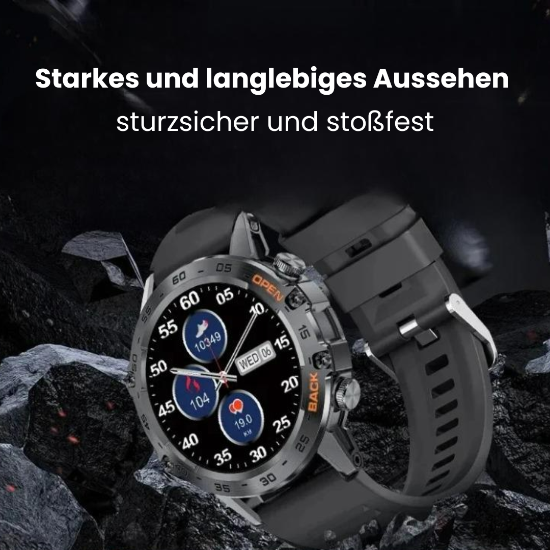 TitanX CombatFit S45 - unzerstörbare zertifizierte Militär-Gesundheitsuhr (2025)