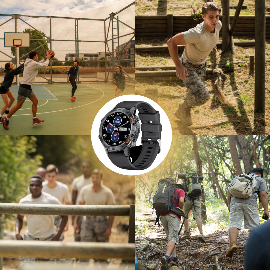 TitanX CombatFit S45 - unzerstörbare zertifizierte Militär-Gesundheitsuhr (2025)