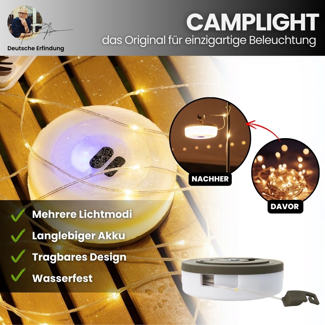 4-in-1 Camplight - das Original f�r einzigartige Beleuchtung
