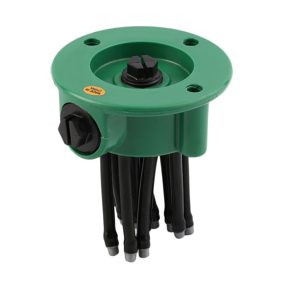 12-in-1 Gartenbew„sserungssystem ? Einstellbarer Sprinkler mit 360-Grad-Bew„sserung