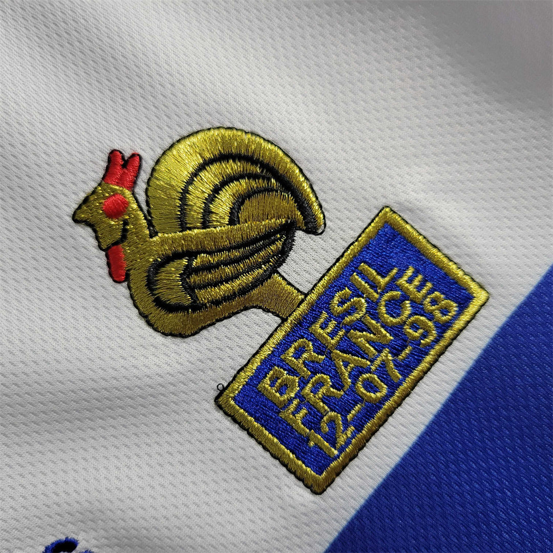 Frankreich Auswärtstrikot Weiß 1998