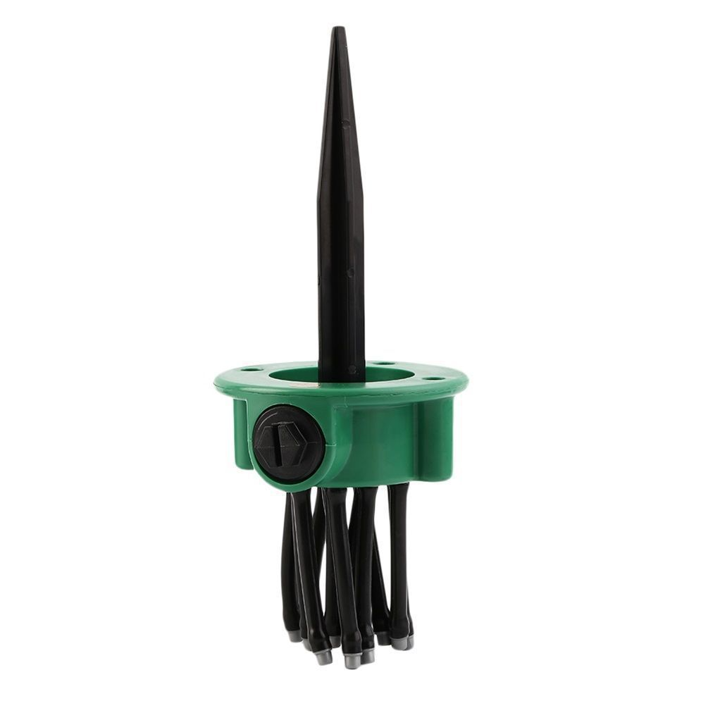 12-in-1 Gartenbew„sserungssystem ? Einstellbarer Sprinkler mit 360-Grad-Bew„sserung