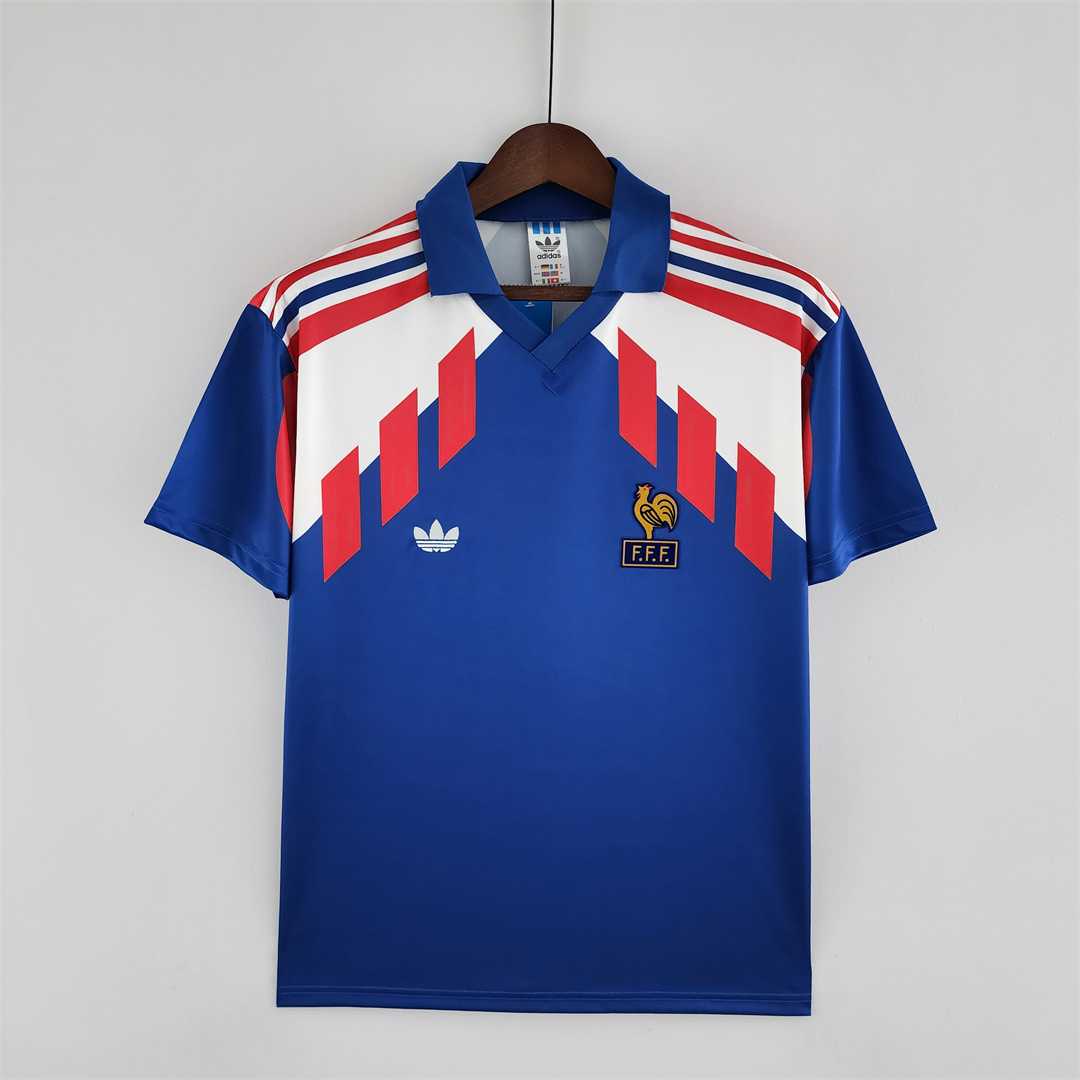 Frankreich Heimtrikot 1990