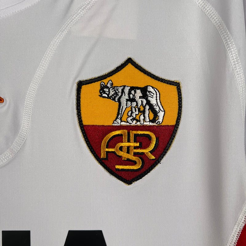 Roma Auswärtstrikot Weiß 2001/02