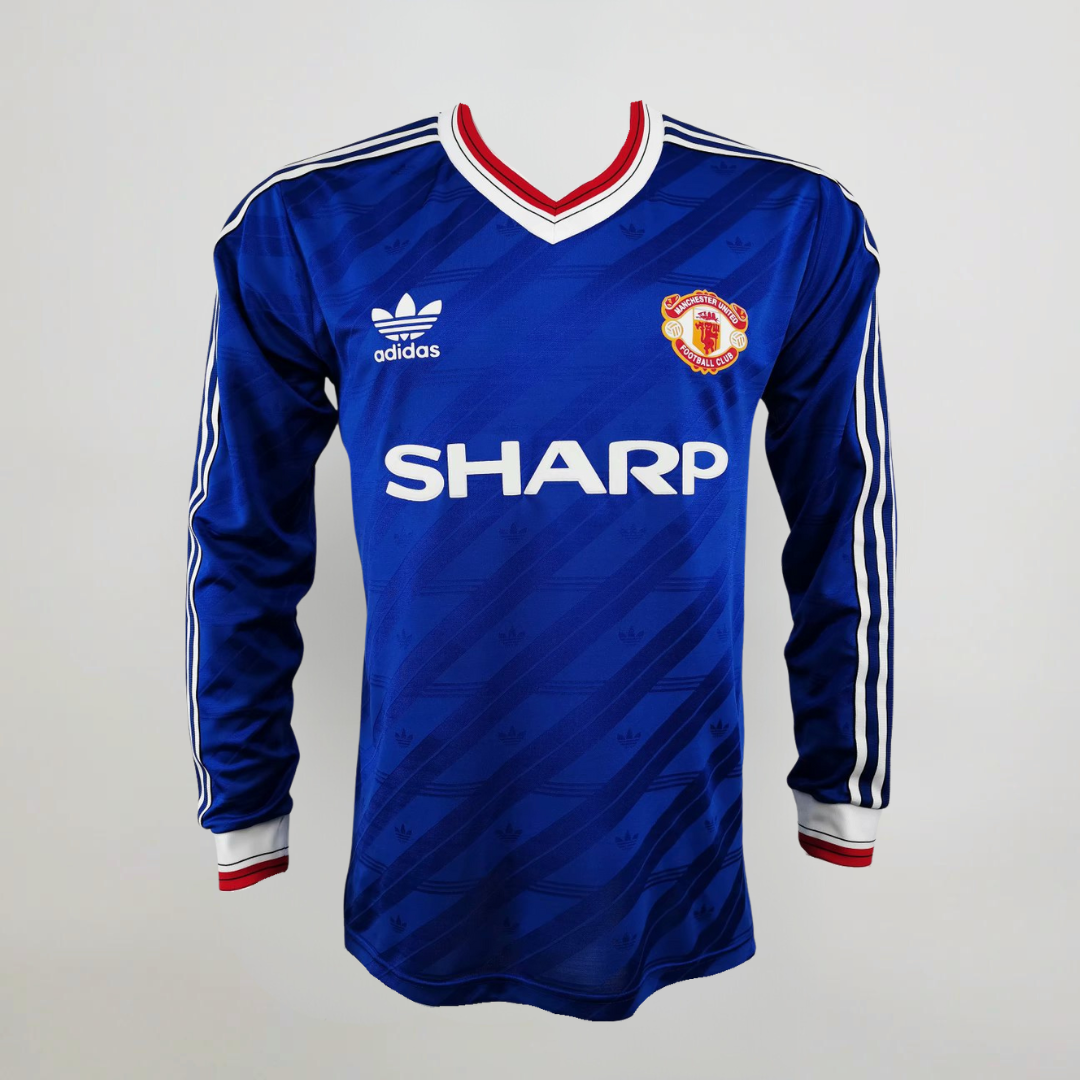 Man. United Auswärts-Langarmtrikot 1986/87