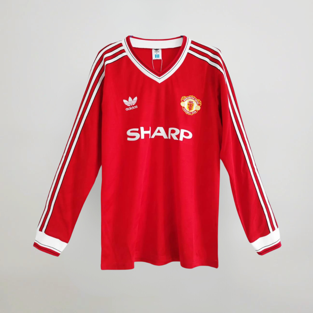 Man. United Heim-Langarmtrikot 1986/1987