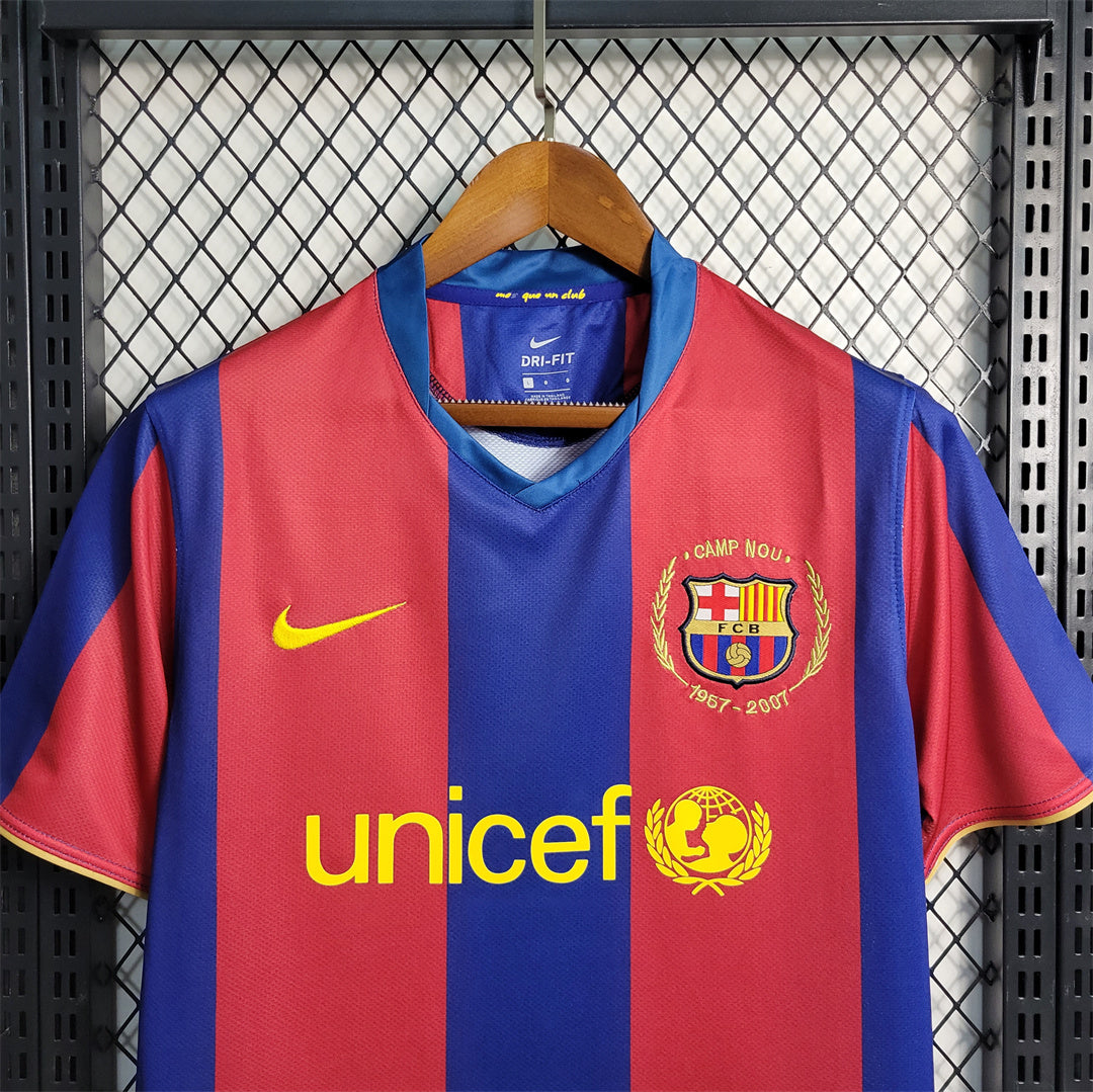 Ronaldinho Barcelona Heimtrikot 50th Camp Nou 2007/08