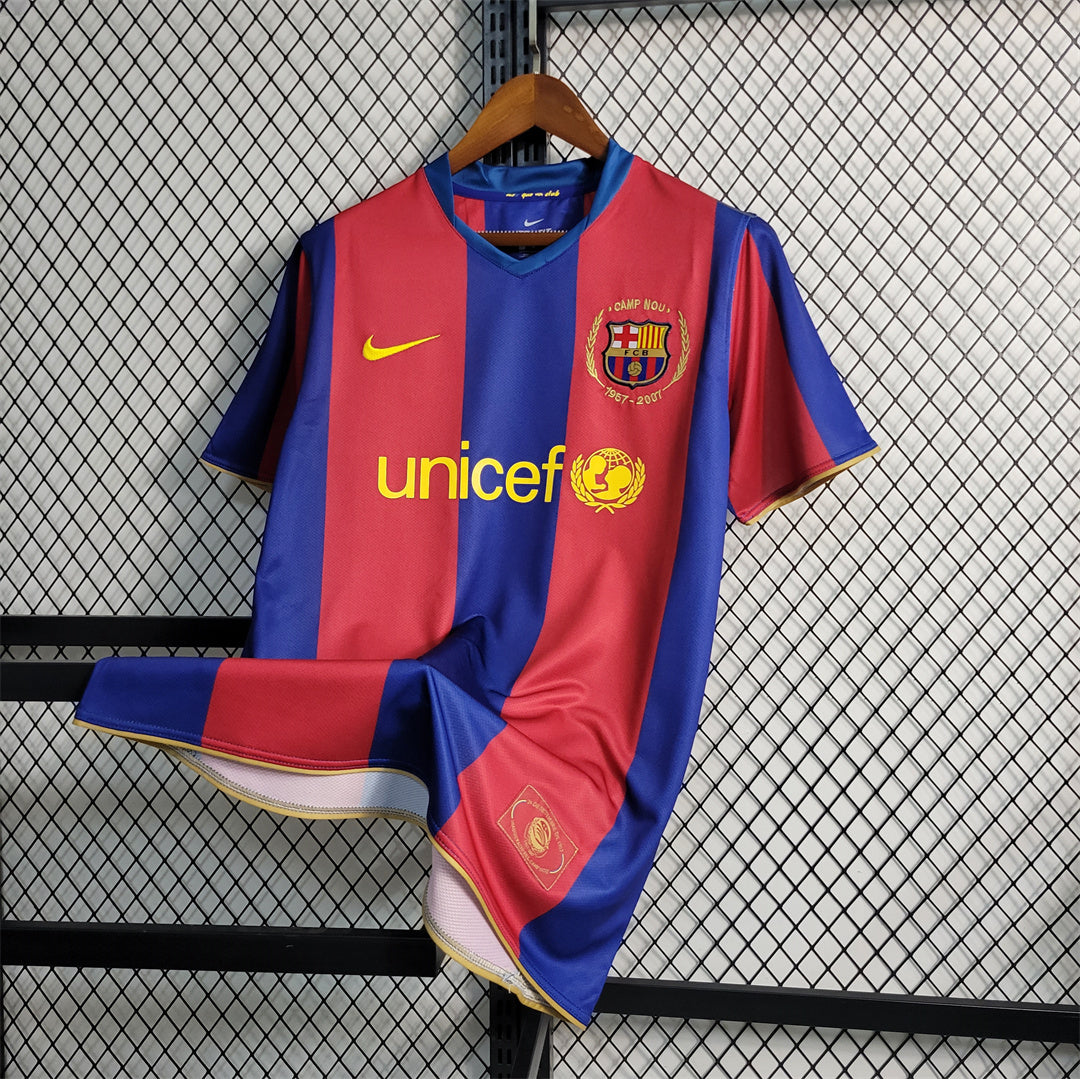 Ronaldinho Barcelona Heimtrikot 50th Camp Nou 2007/08
