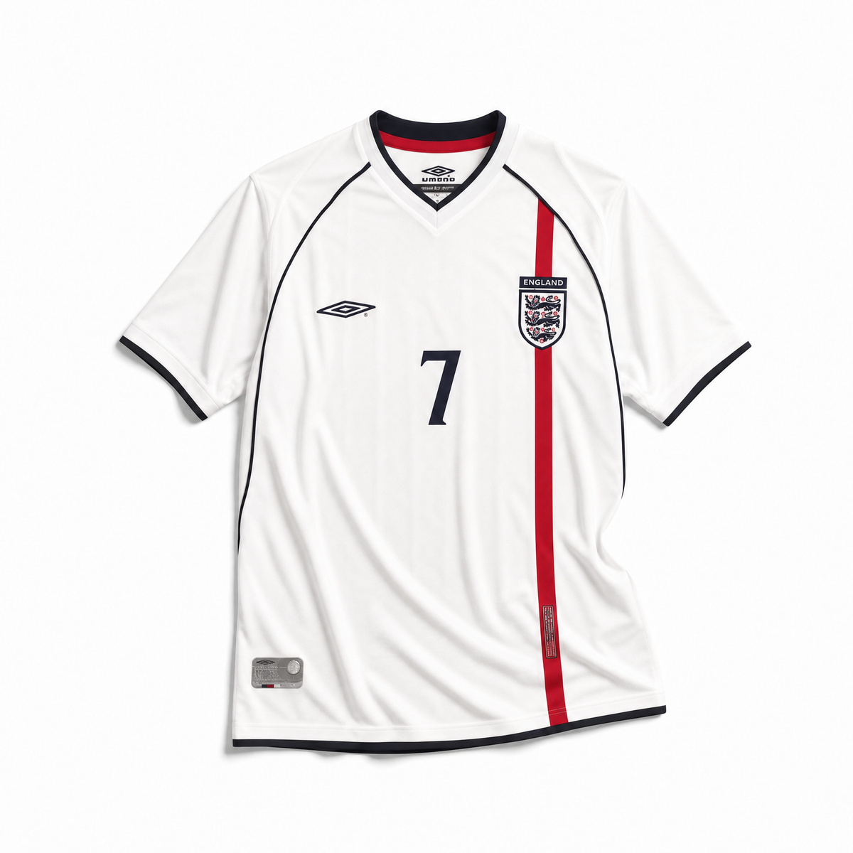 Beckham England Heimtrikot 2002