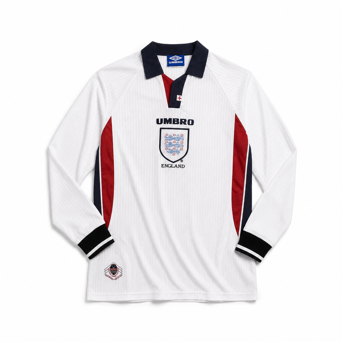 Beckham England Heim-Langarmtrikot 1998
