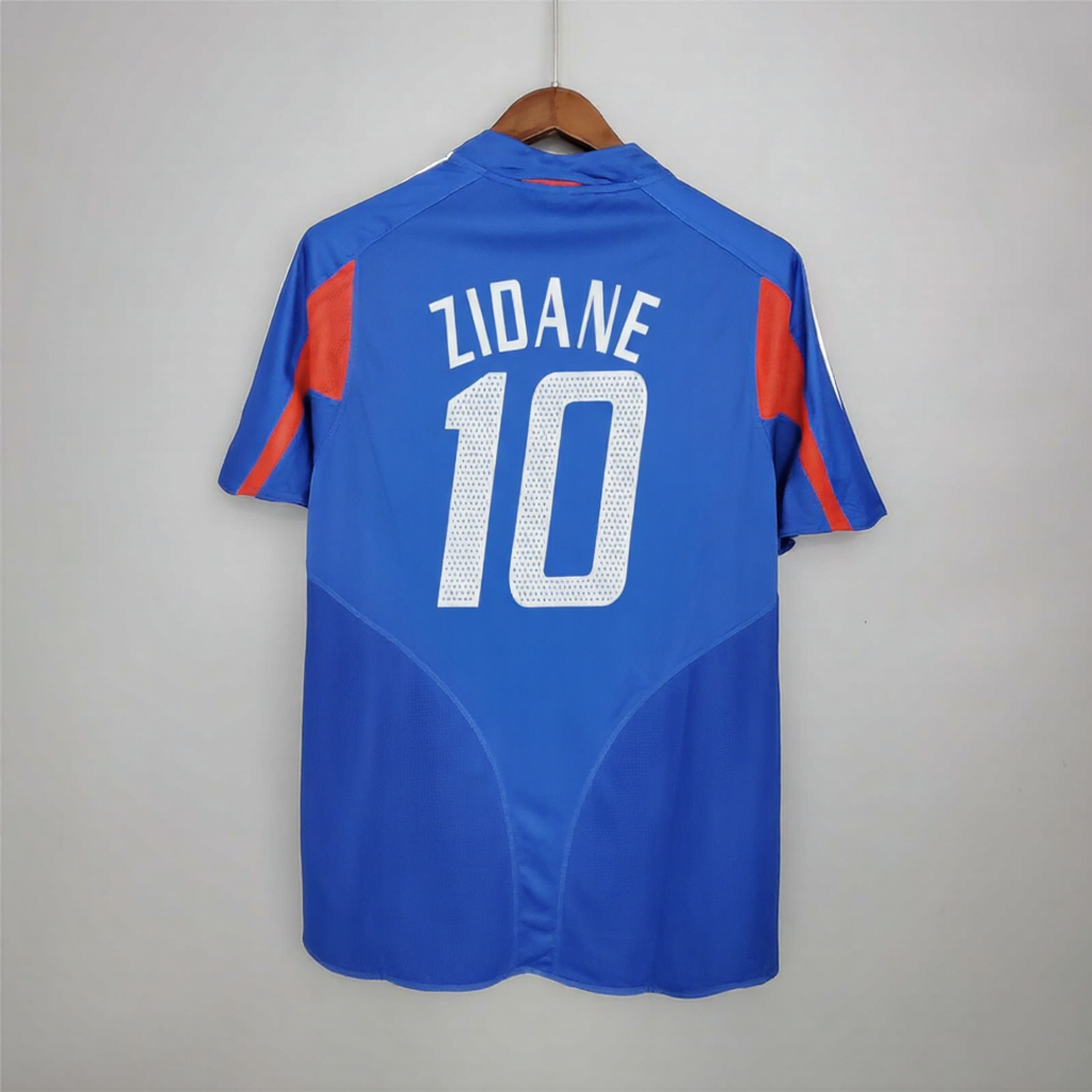 Zidane Frankreich Heimtrikot 2004