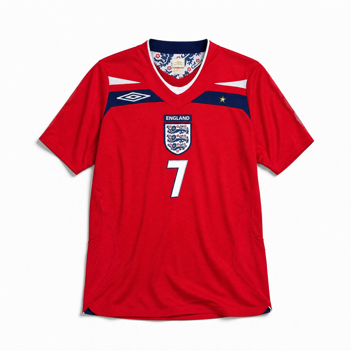 Beckham England Auswärtstrikot 2008