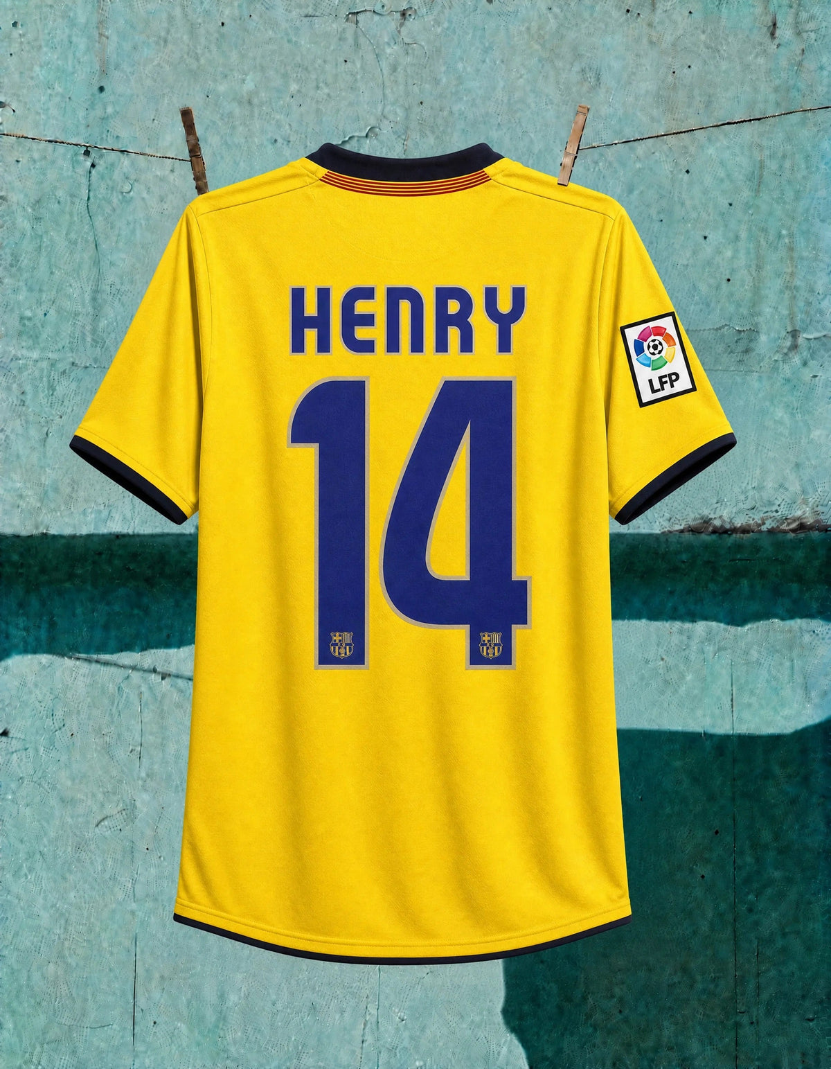 Henry Barcelona Auswärtstrikot 2008/09