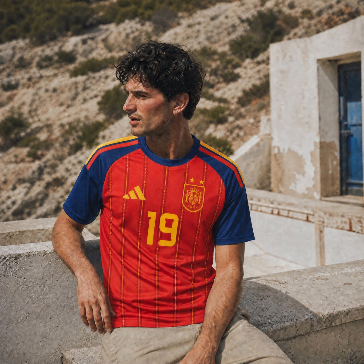 Lamine Yamal Spanien Heimtrikot WM 2026 Winner (2 Stars)