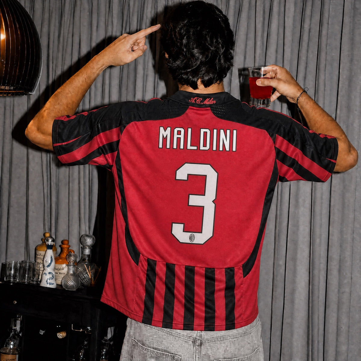 Maldini AC Milan Heimtrikot 2007/08