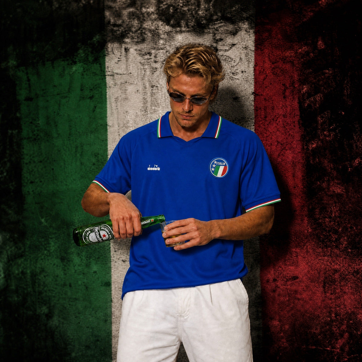 Maldini Italien Heimtrikot 1990