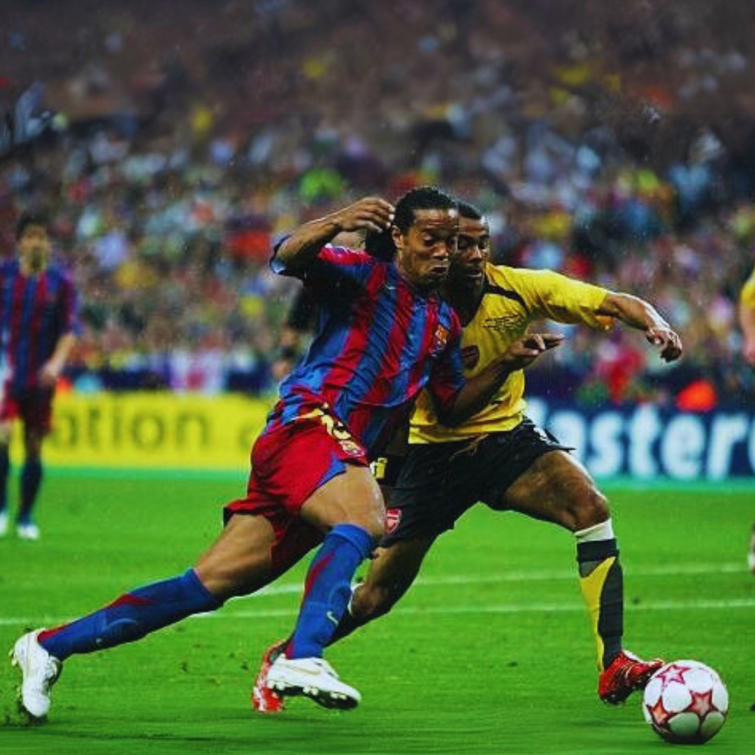 Ronaldinho Barcelona Heimtrikot Champions League 2005/06