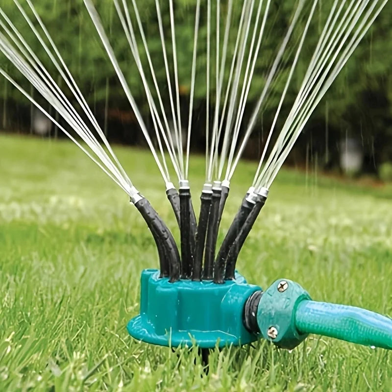 12-in-1 Gartenbew„sserungssystem ? Einstellbarer Sprinkler mit 360-Grad-Bew„sserung