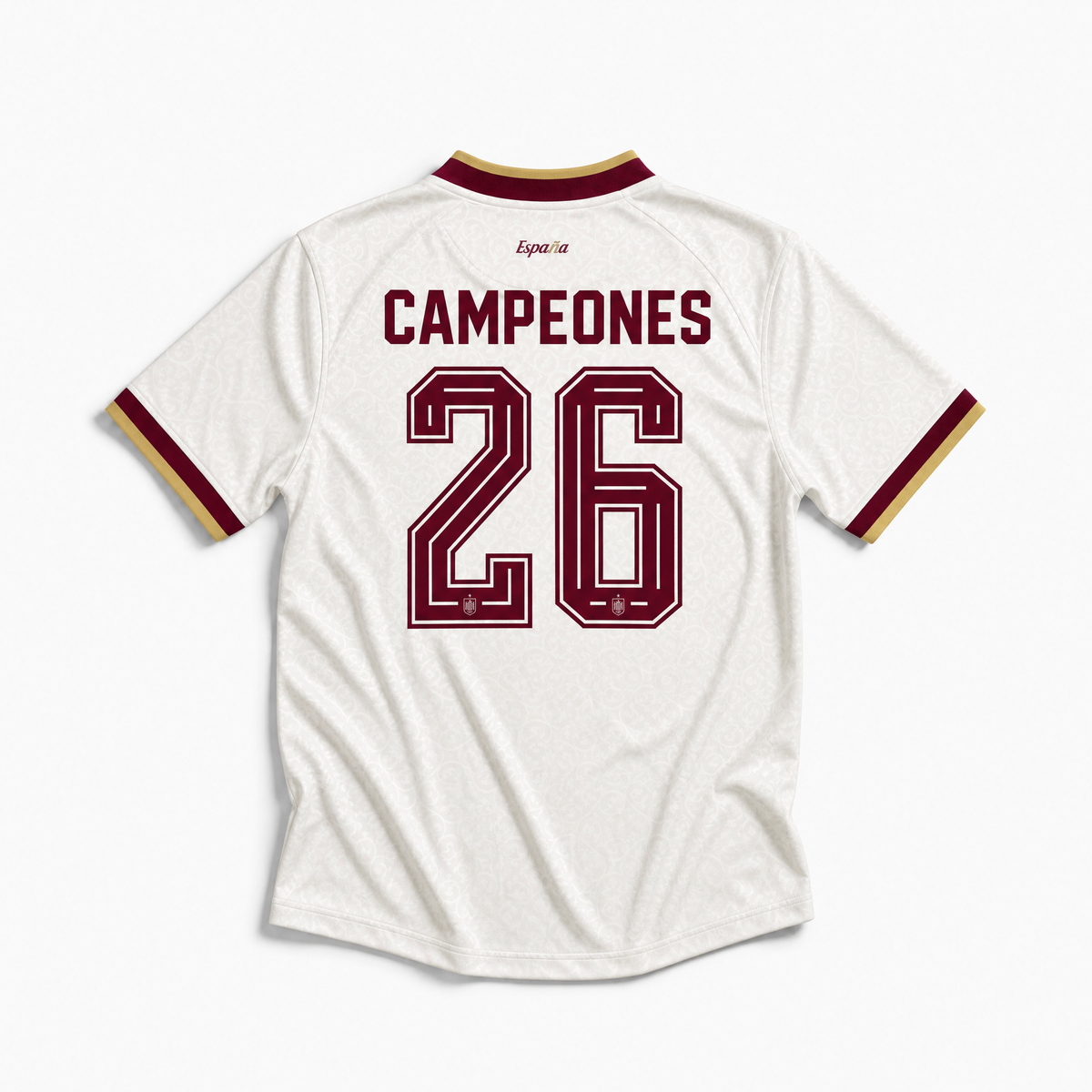 Spanien "CHAMPIONS" Auswärtstrikot 2026