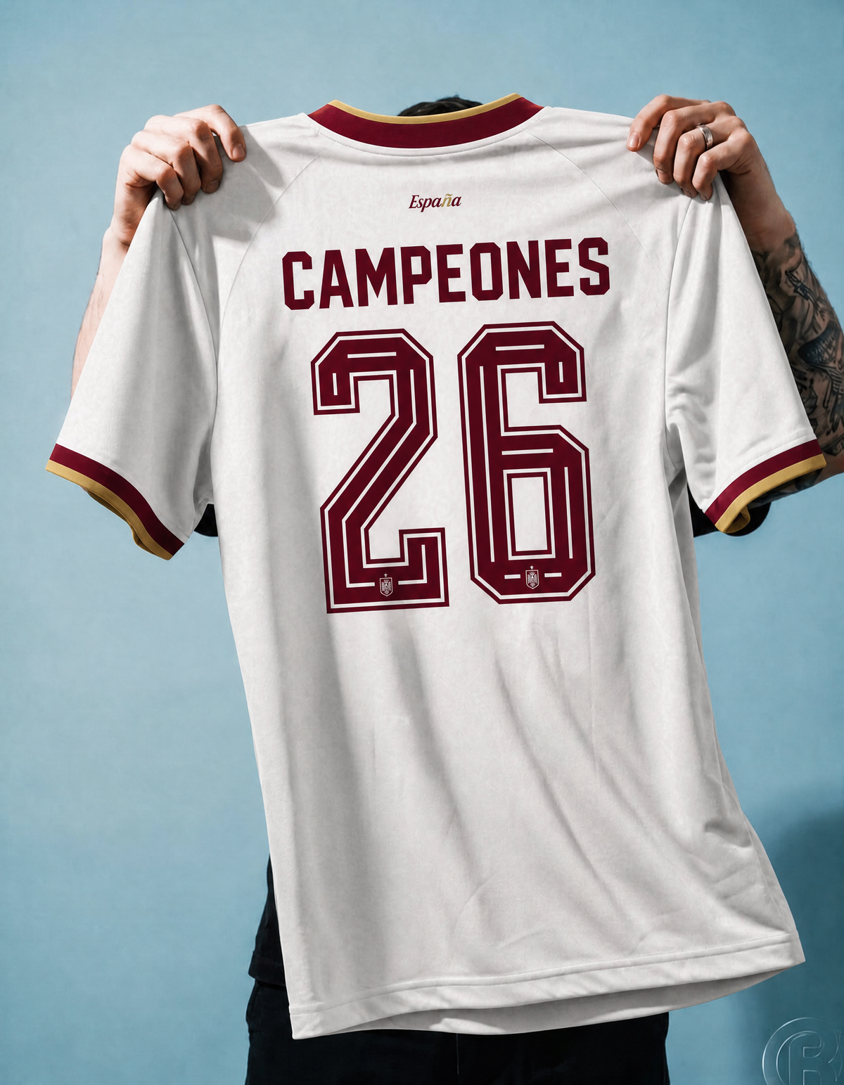 Spanien "CHAMPIONS" Auswärtstrikot 2026
