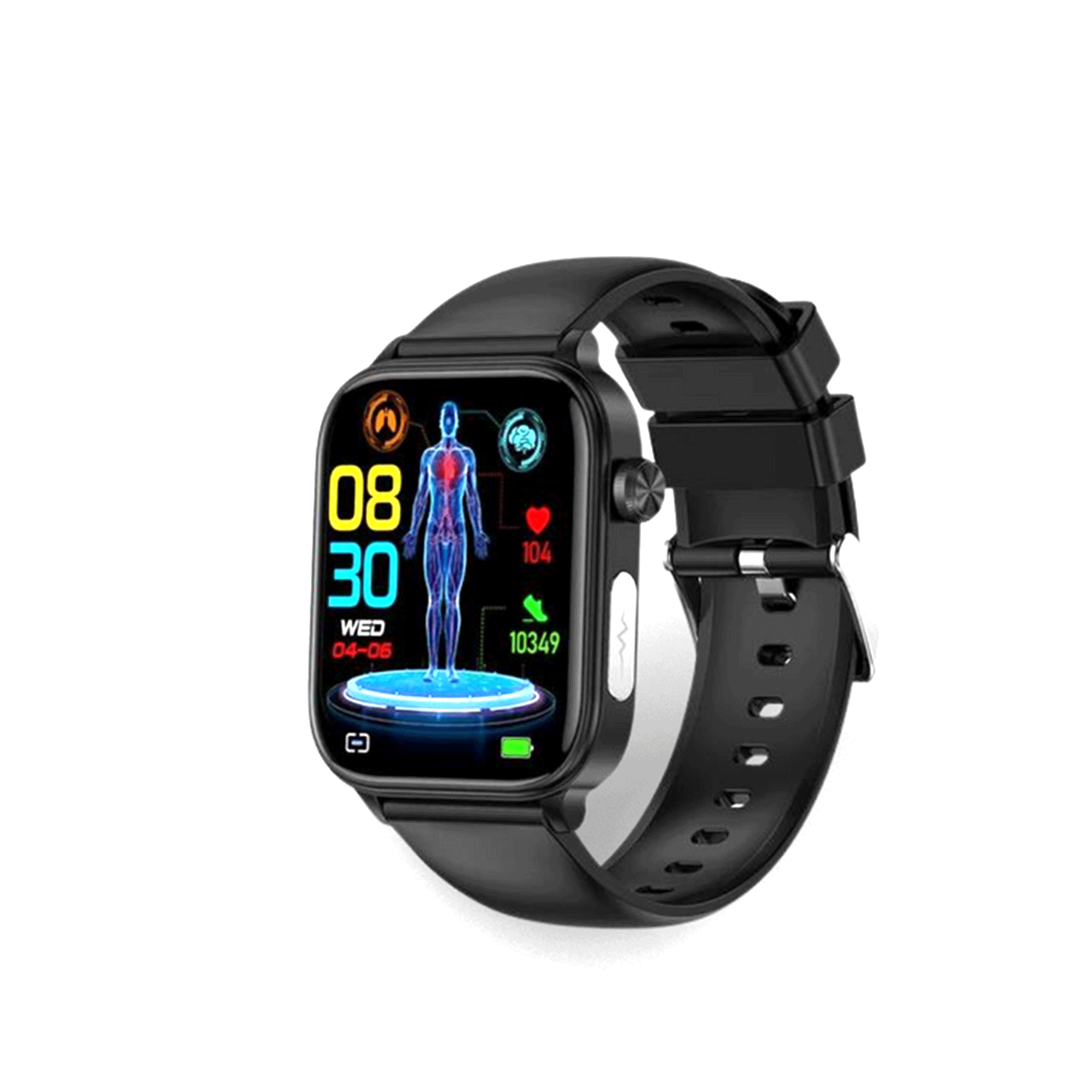 GlucoCare SOS Gesundheitsuhr - mit SOS-Funktion inkl. Sturzerkennung & zertifizierte Blutzuckermessung (2025) - Original