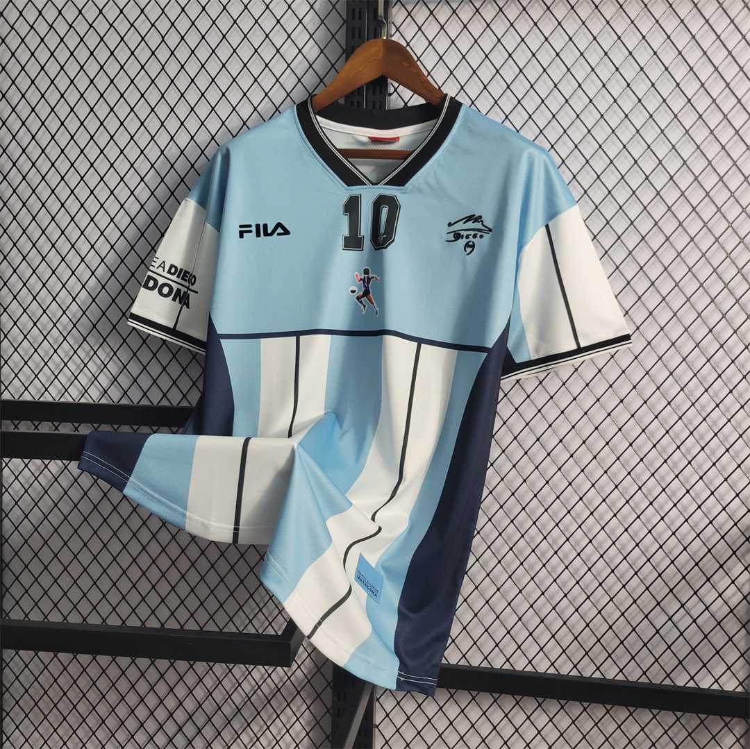 Argentinien Maradona Commemorative Trikot 2001