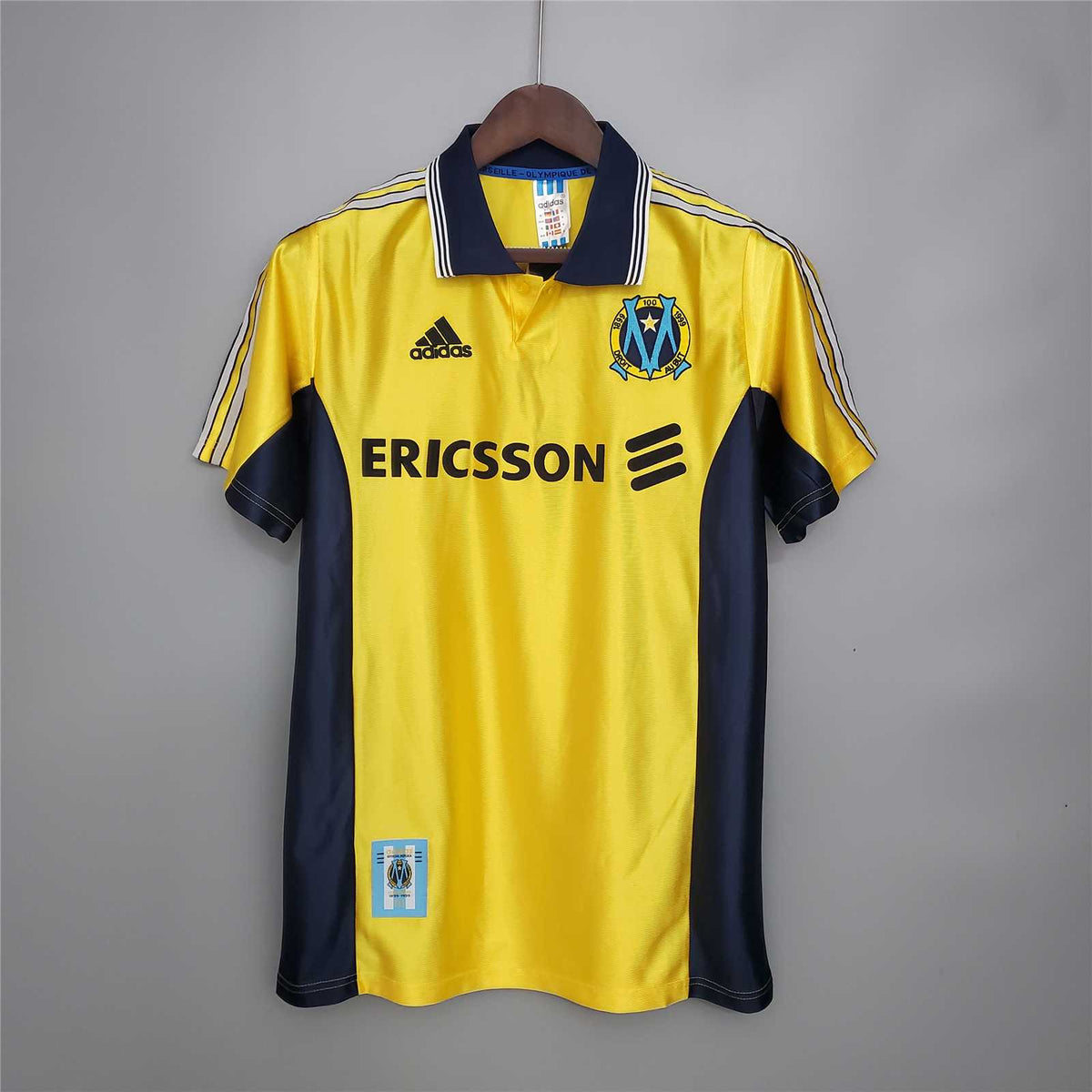 Marseille Auswärtstrikot Gelb 1998/99