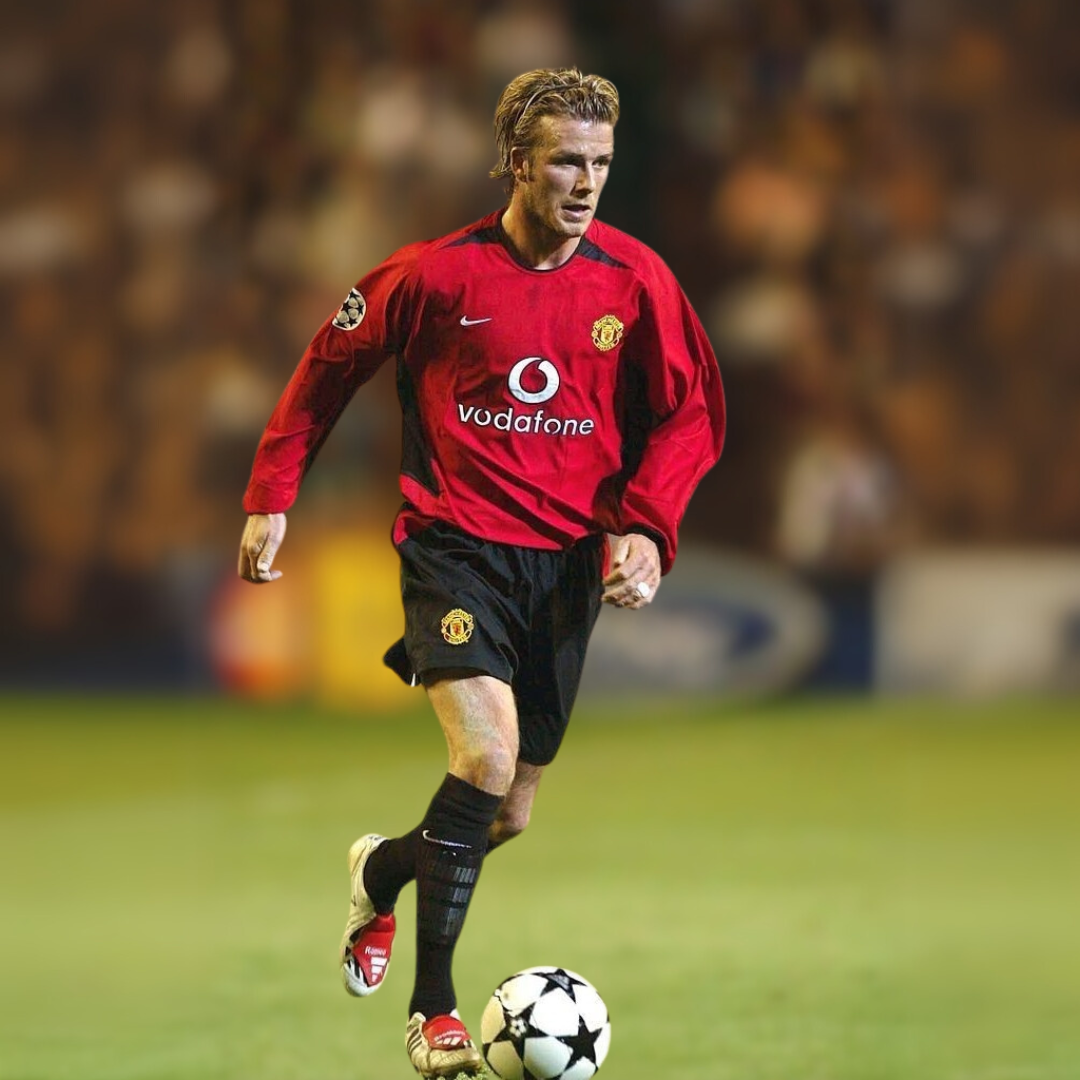 Man. United Heim-Langarmtrikot 2002/03