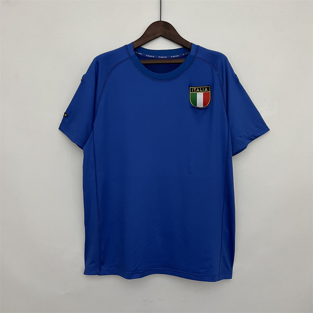 Italien Heimtrikot Blau 2000/01