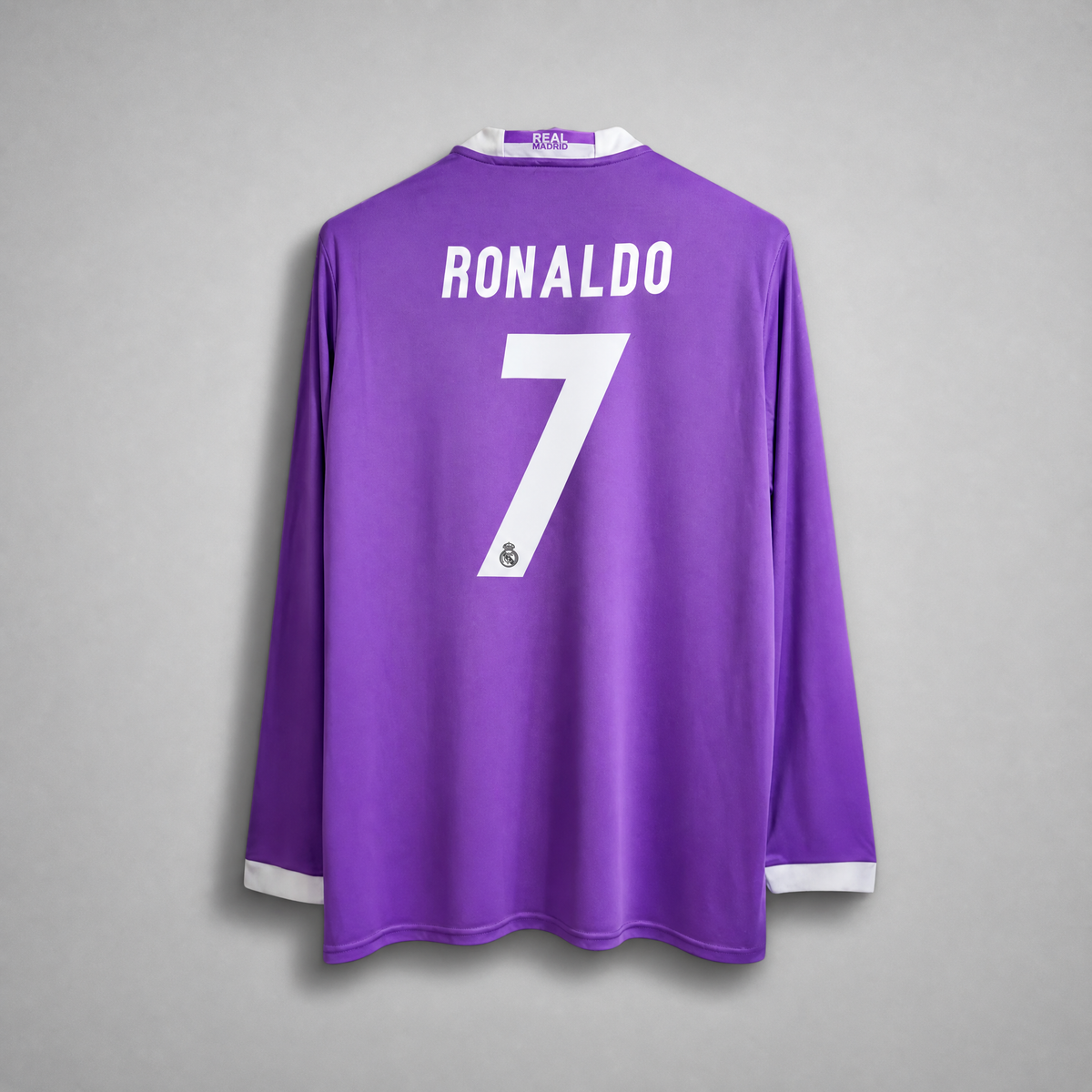 Cristiano Ronaldo CR7 Real Madrid Auswärts-Langarmtrikot 2017