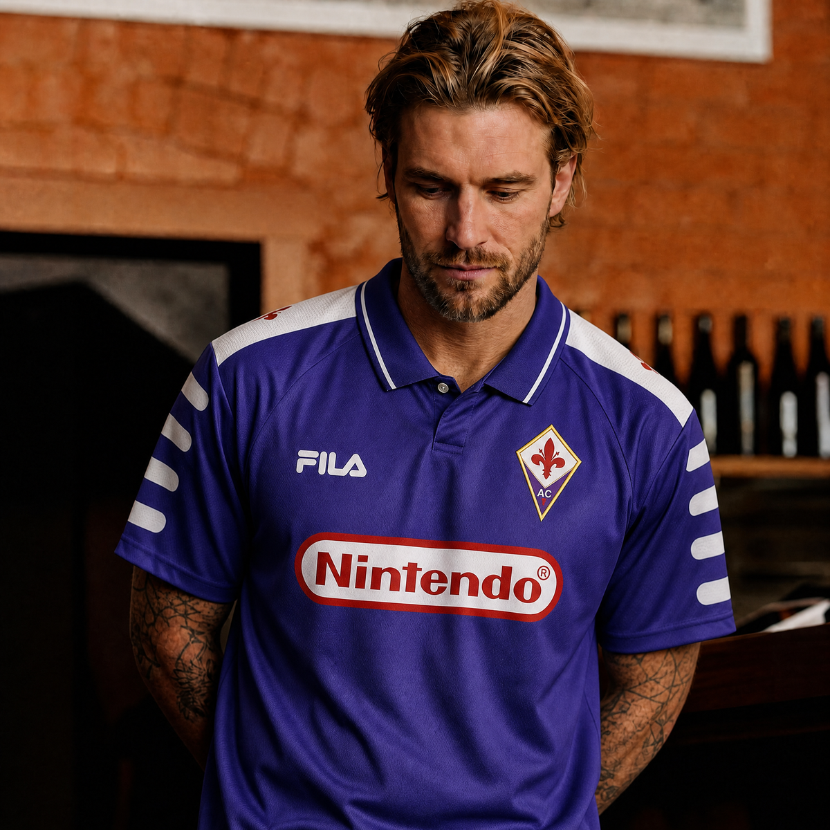 Batistuta Fiorentina Heimtrikot 1998/99
