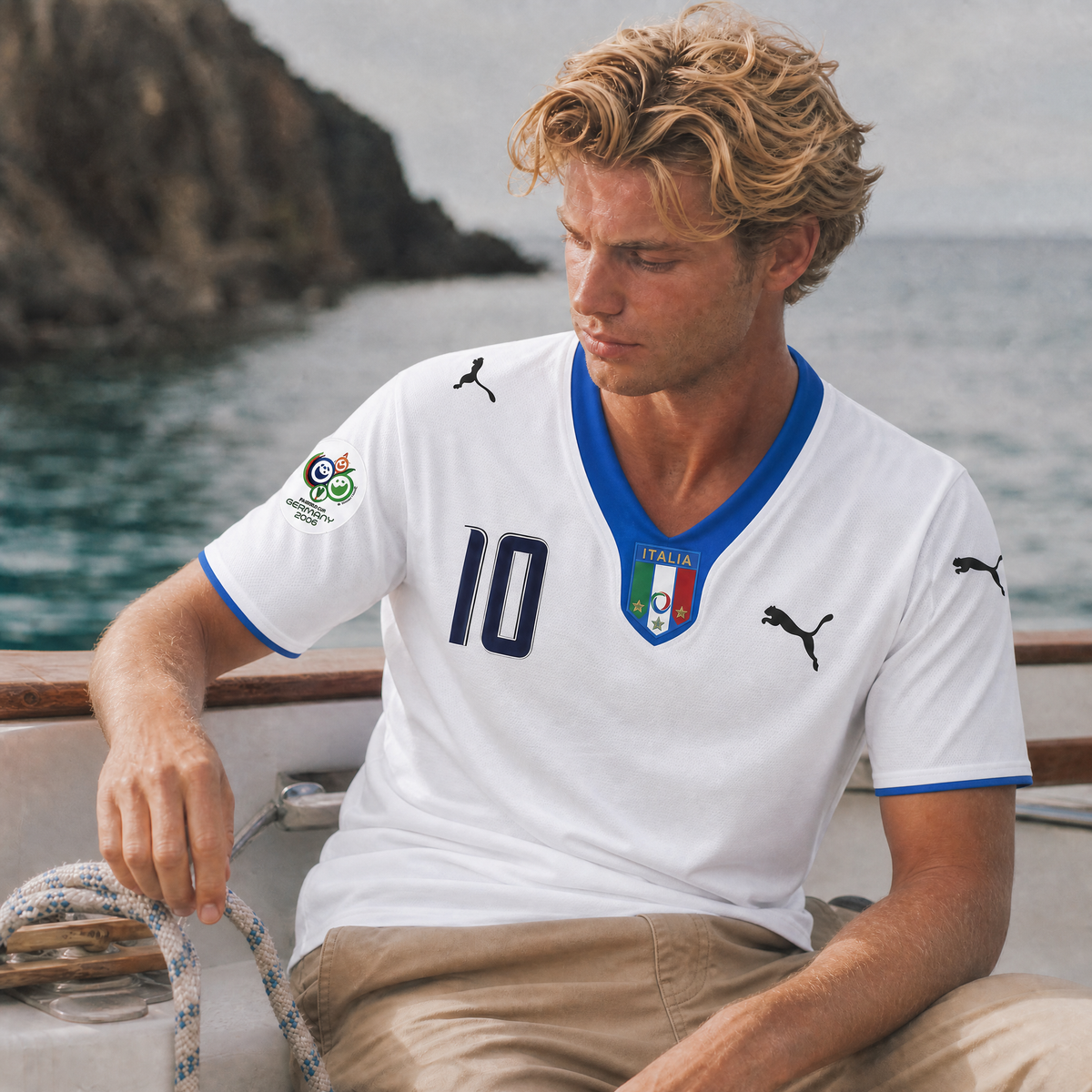 Totti Italien Auswärtstrikot 2006