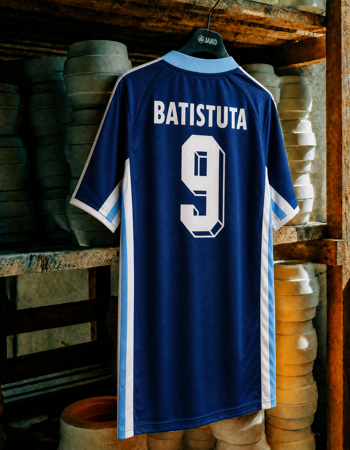 Batistuta Argentinien Auswärtstrikot 1998