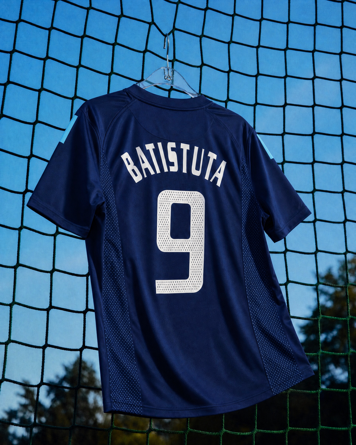 Batistuta Argentinien Auswärtstrikot 2002
