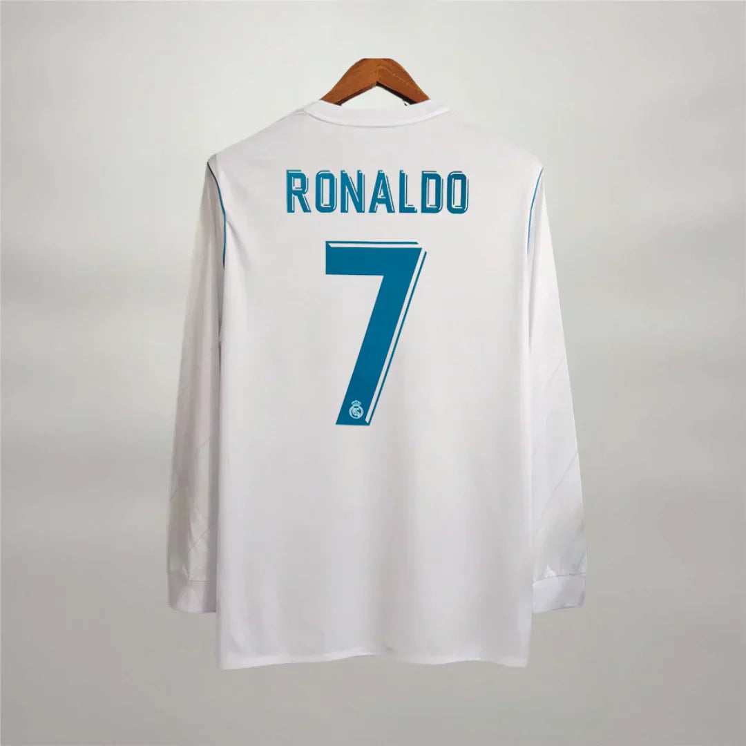 Cristiano Ronaldo CR7 Real Madrid Heim-Langarmtrikot 2018