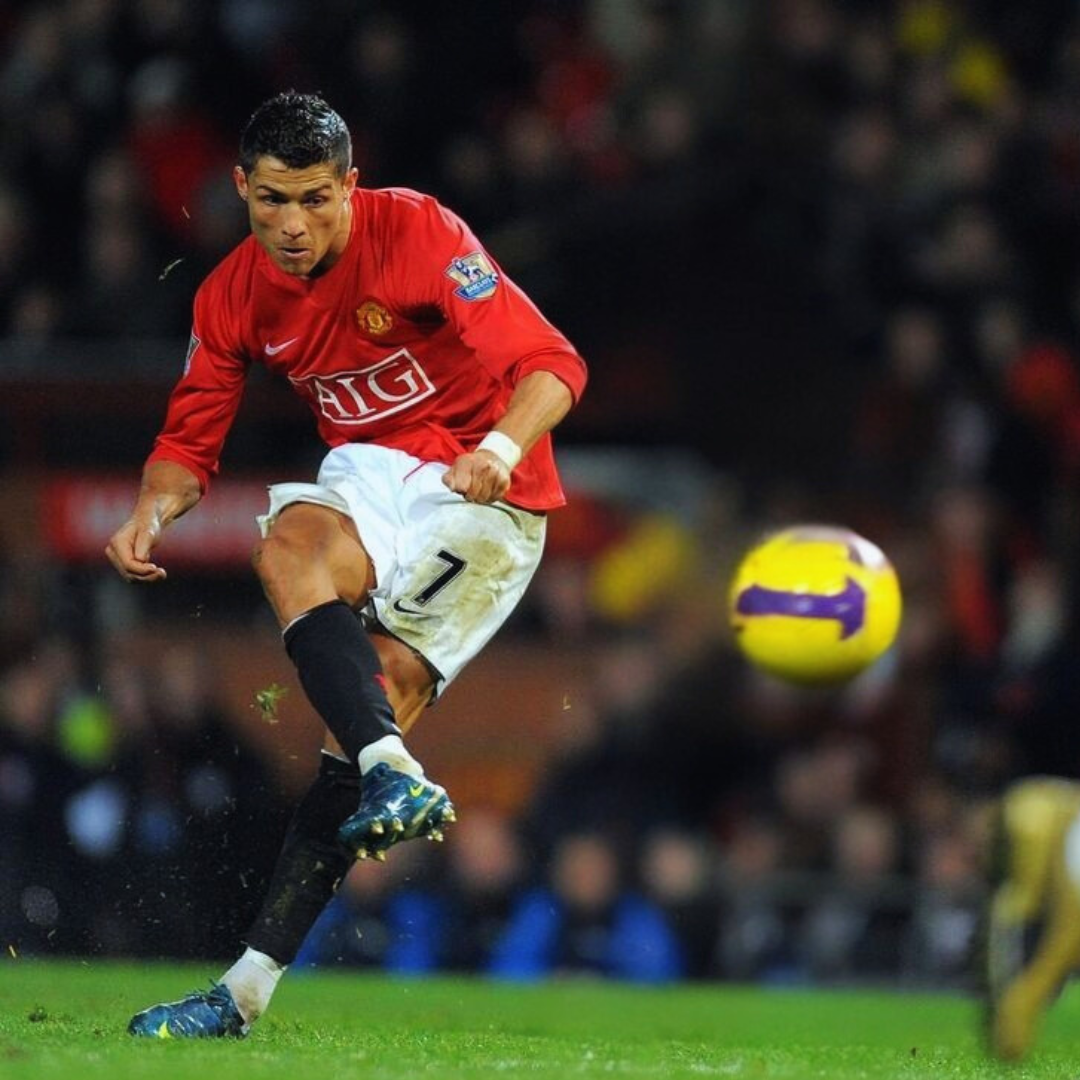 Man. United Heim-Langarmtrikot Premier League 2007/08