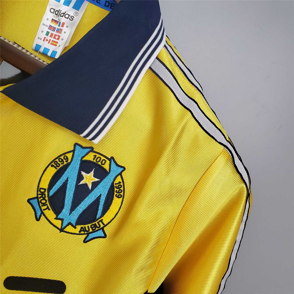 Marseille Auswärtstrikot Gelb 1998/99