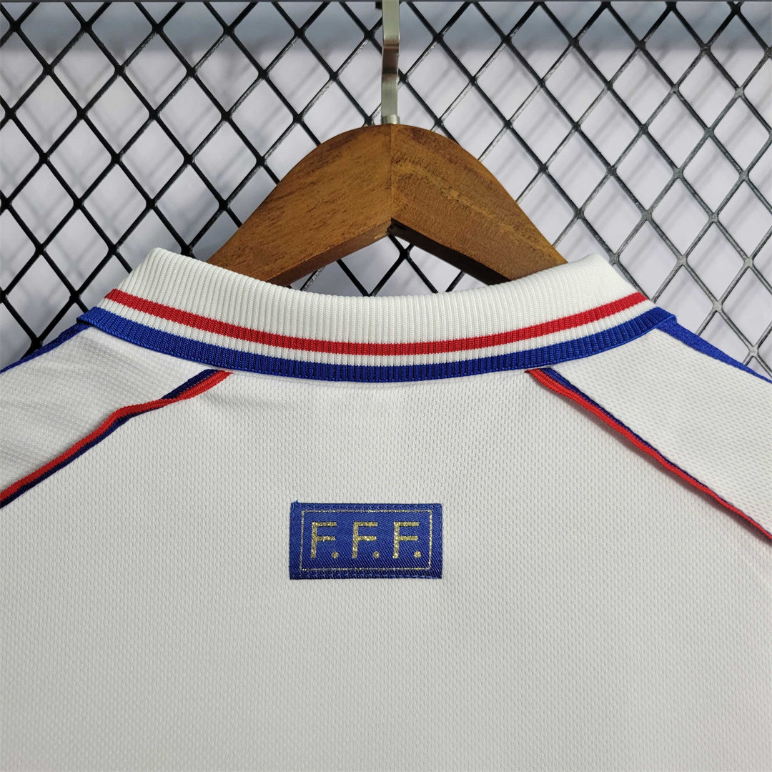 Frankreich Auswärtstrikot Weiß 1998