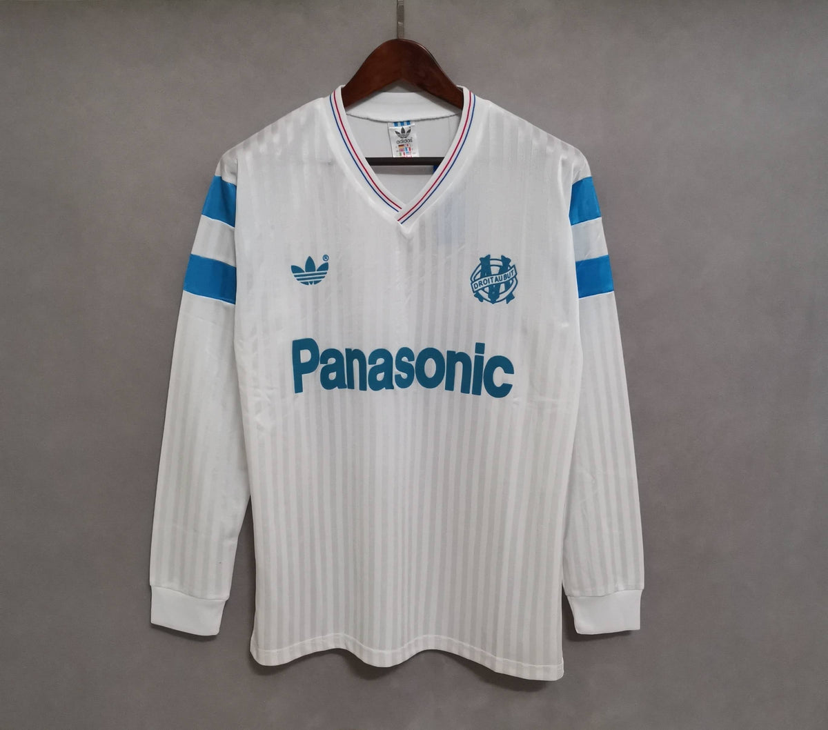 Marseille Heim-Langarmtrikot 1990/91