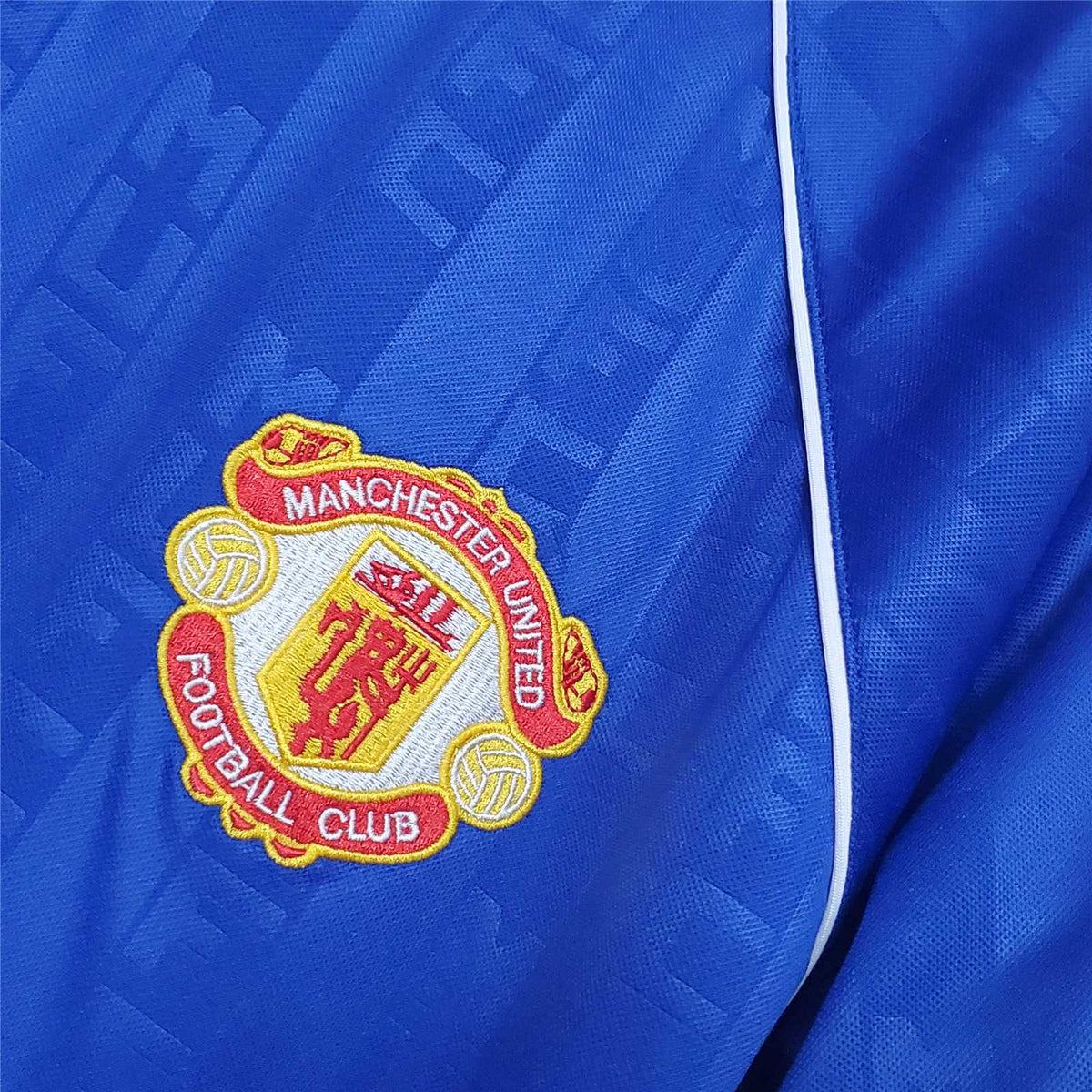 Man. United Auswärtstrikot Blau 1988/89