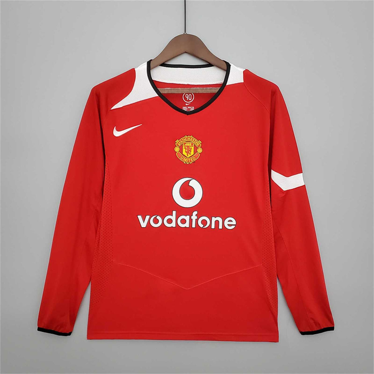 Man. United Heim-Langarmtrikot 2004/05