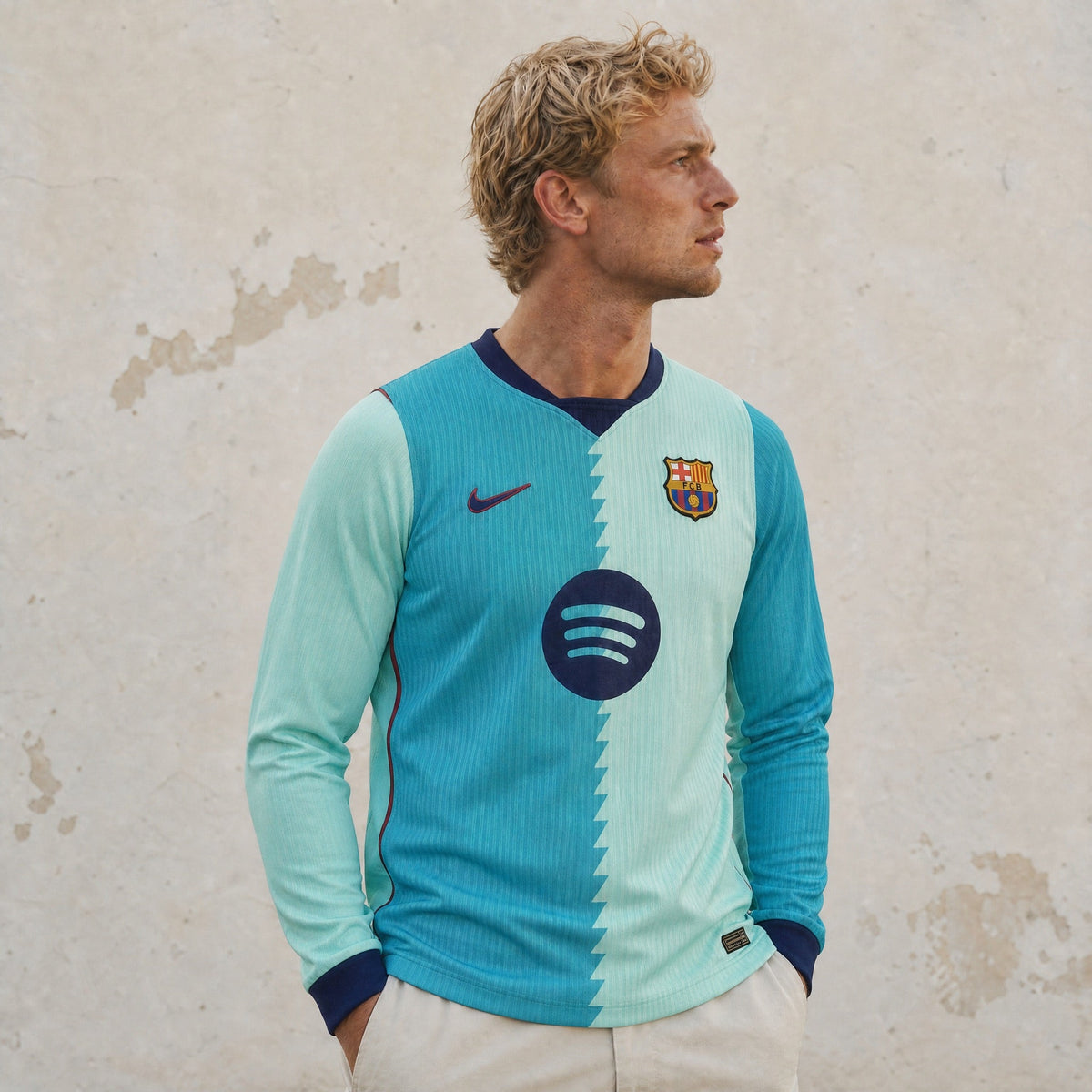 Barcelona Ausweich-Langarmtrikot 2026/27