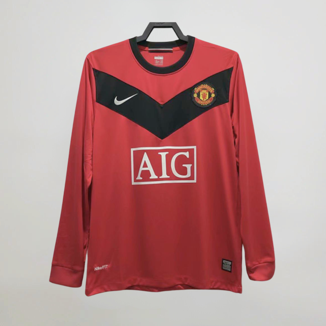 Man. United Heim-Langarmtrikot 2009/2010