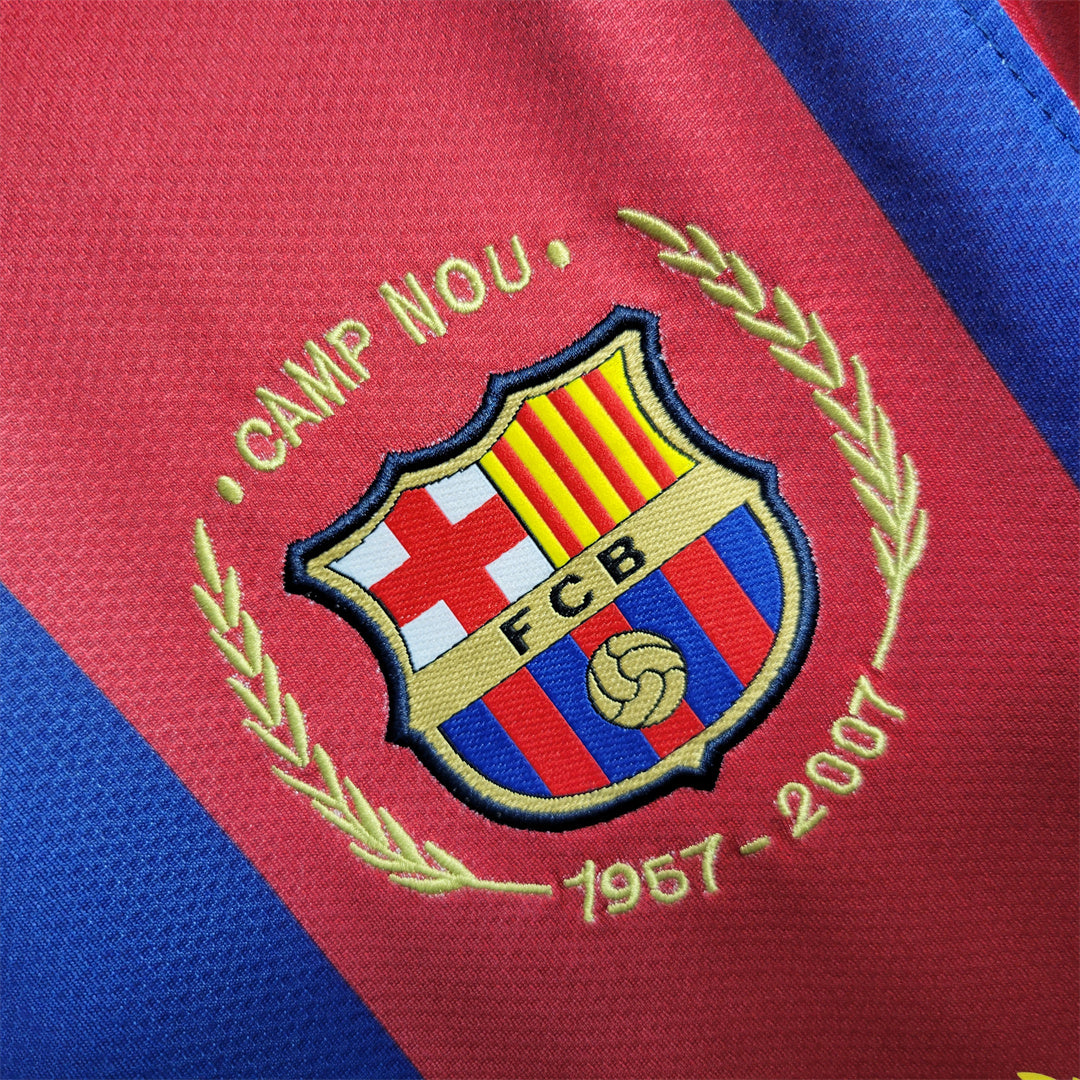 Ronaldinho Barcelona Heimtrikot 50th Camp Nou 2007/08