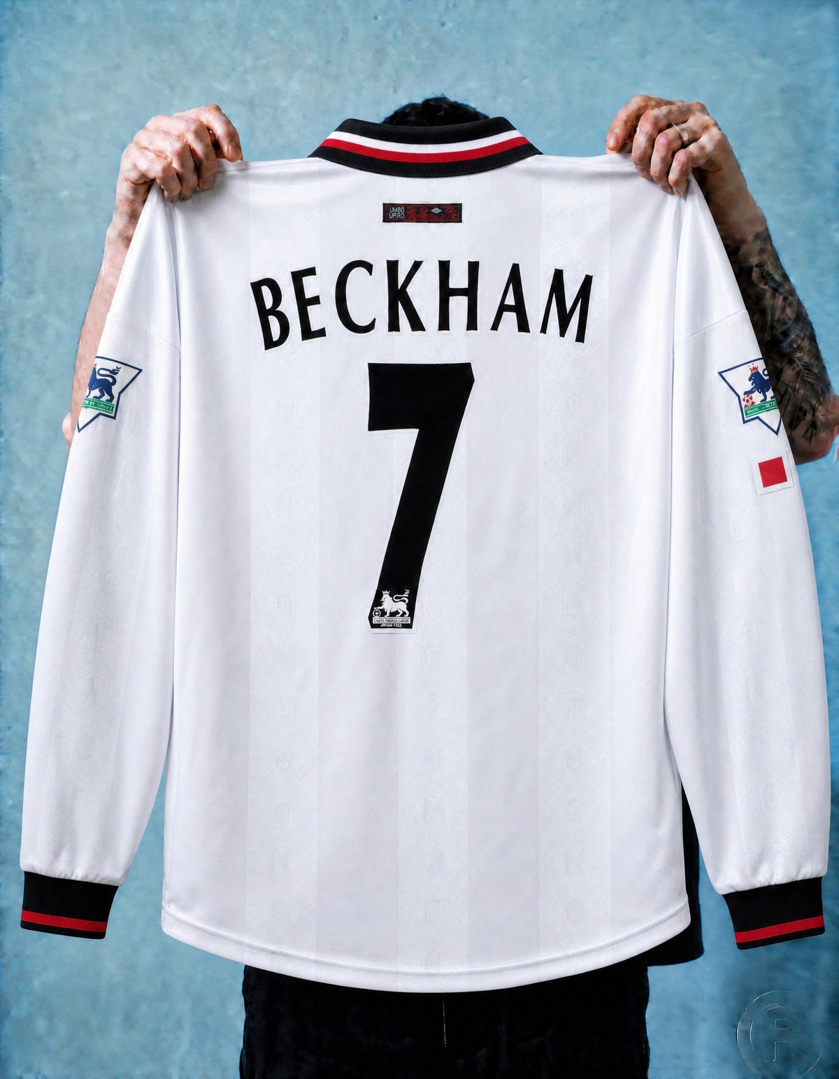 Beckham Man. United Auswärts-Langarmtrikot 1998/99