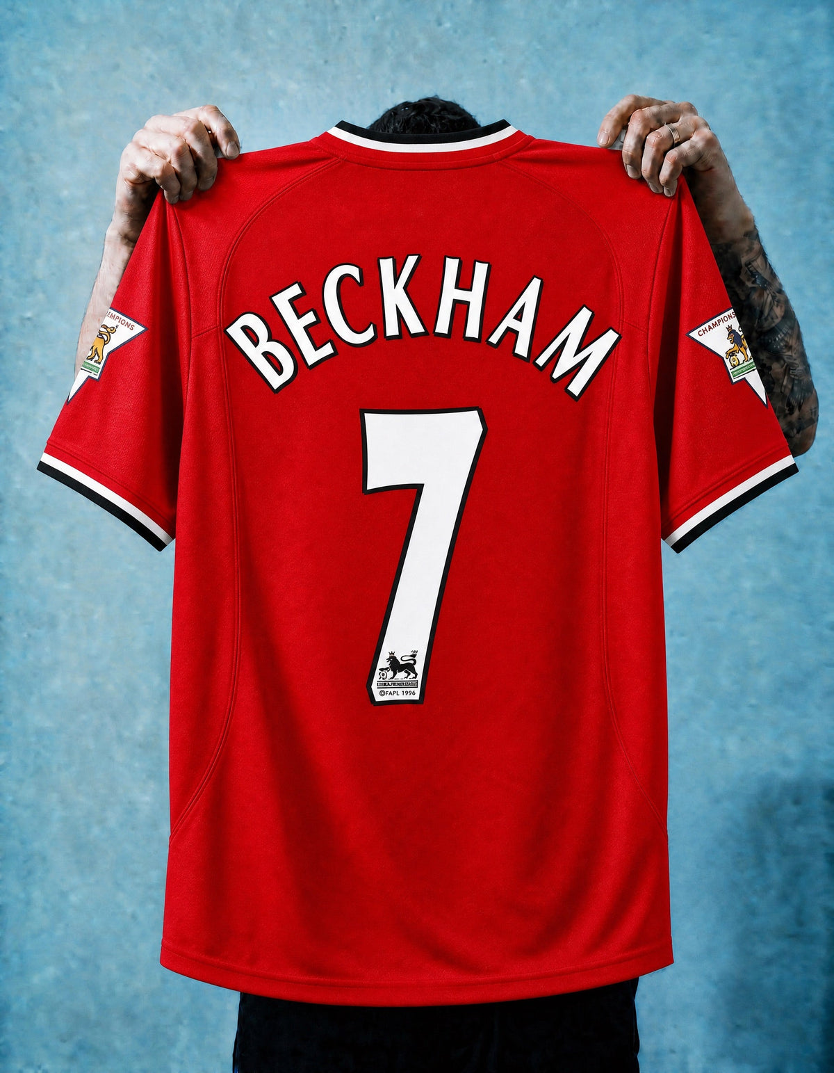 Beckham Man. United Heimtrikot 2001/02