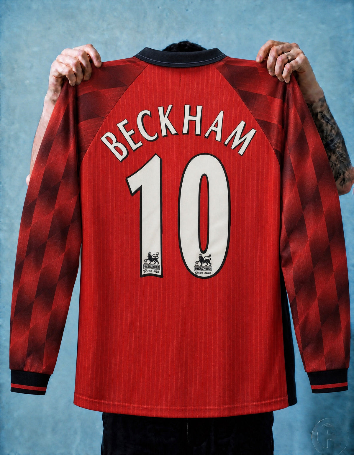 Beckham Man. United Heim-Langarmtrikot 1996/97