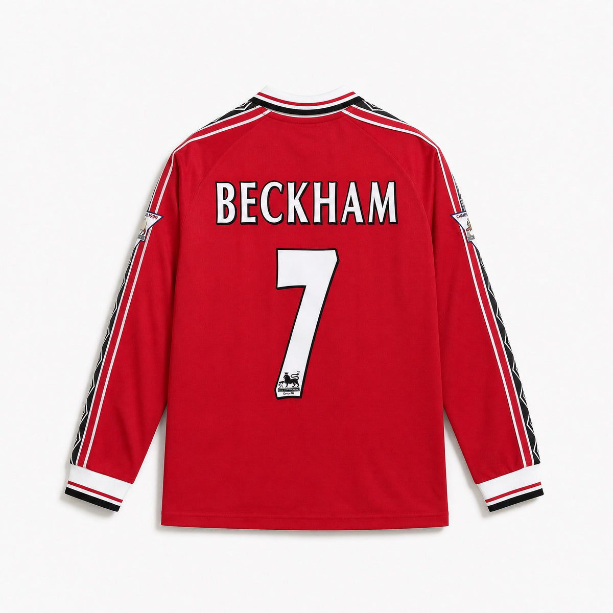 Beckham Man. United Heim-Langarmtrikot 1998/99