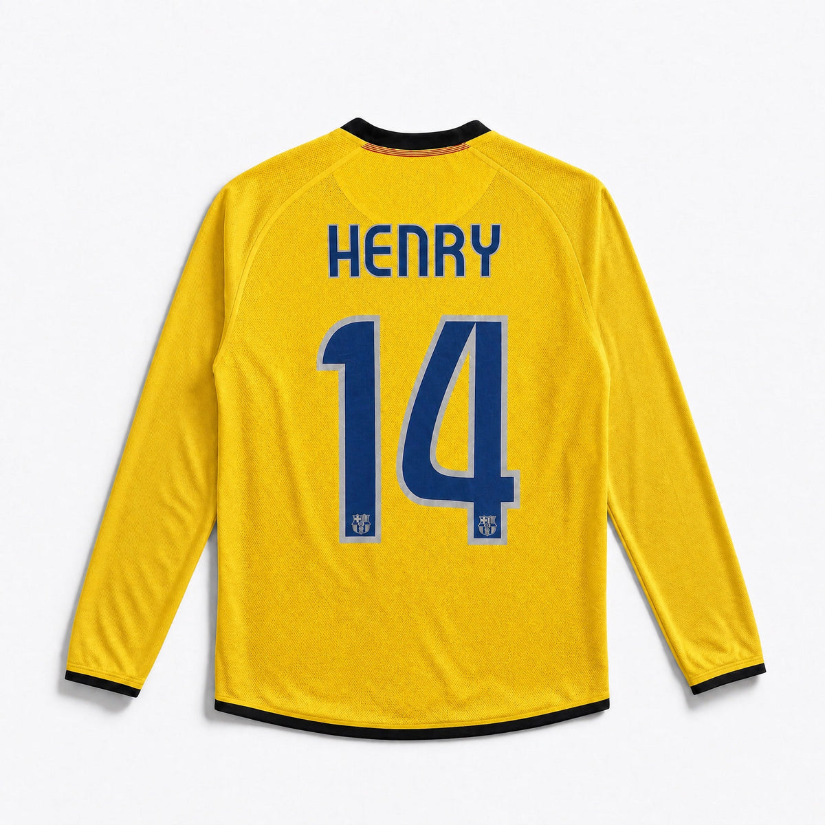 Henry Barcelona Auswärts-Langarmtrikot 2008/09
